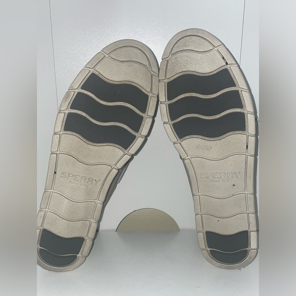 Gray suede🩶sperry platforms chunky sneakers platform sneakers boat shoes y2k - Picture 6 of 9